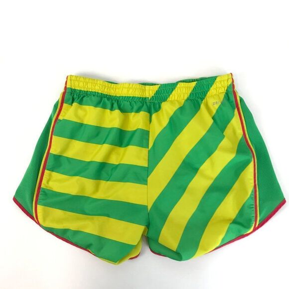 Nike DRI-FIT Running Shorts Women's Small Striped Pull-On Drawstring Athletic - Picture 3 of 13